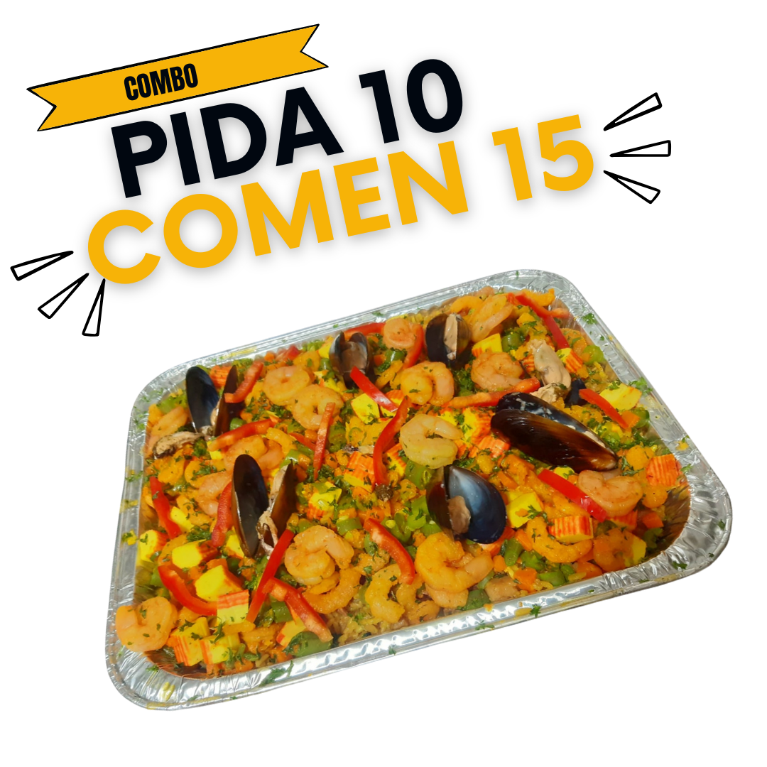 Piden 10 comen 15 Paellas y Arroces