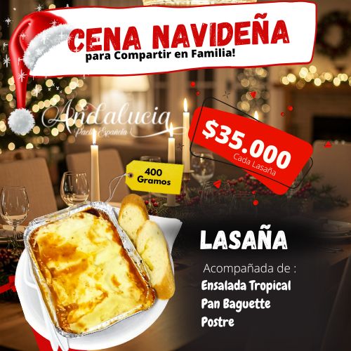 Lasaña Navideña